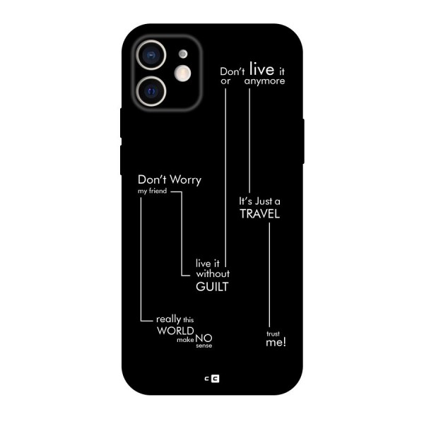 Quotes Of Life Back Case for iPhone 12 Pro